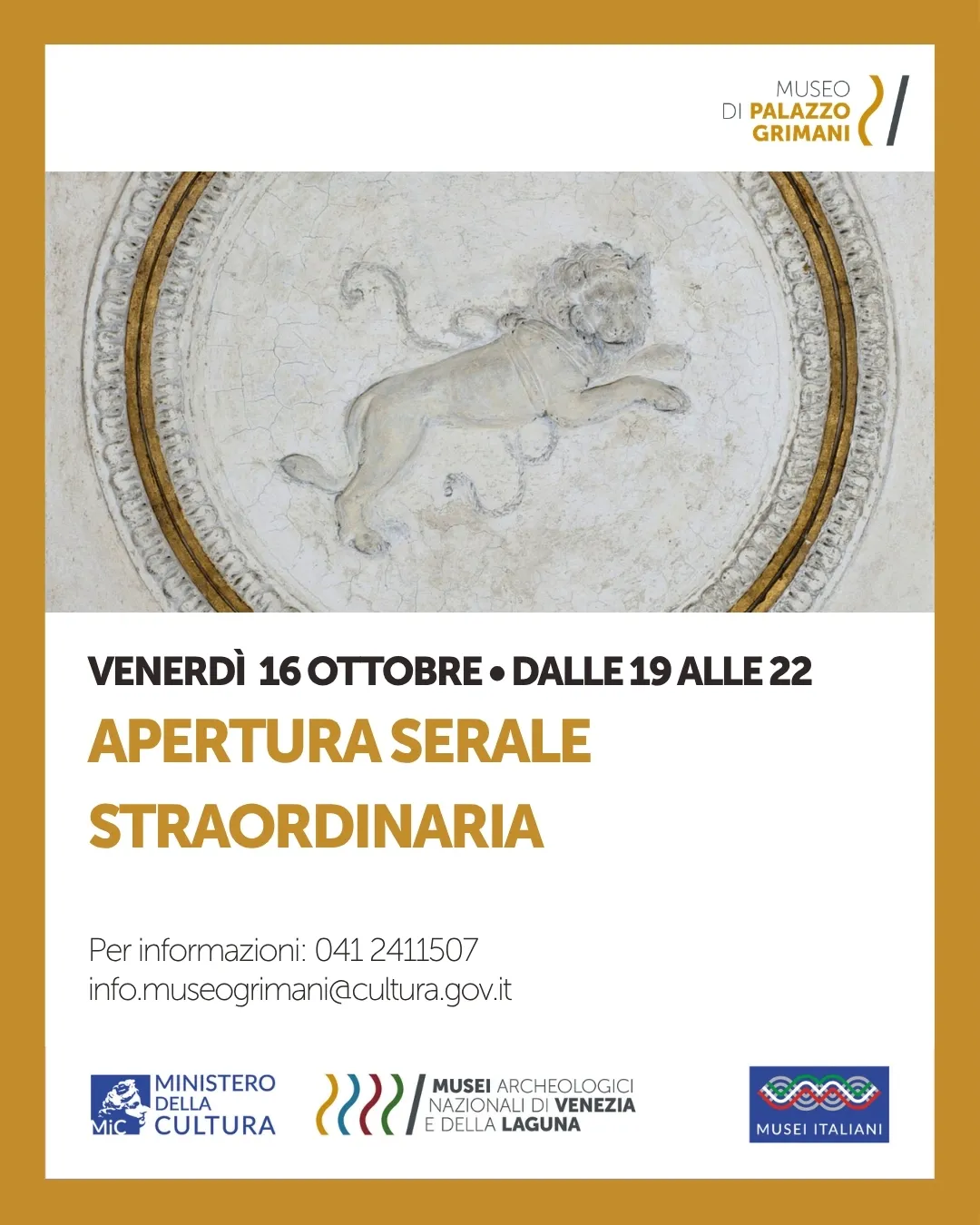 Aperture serali del Museo di Palazzo Grimani