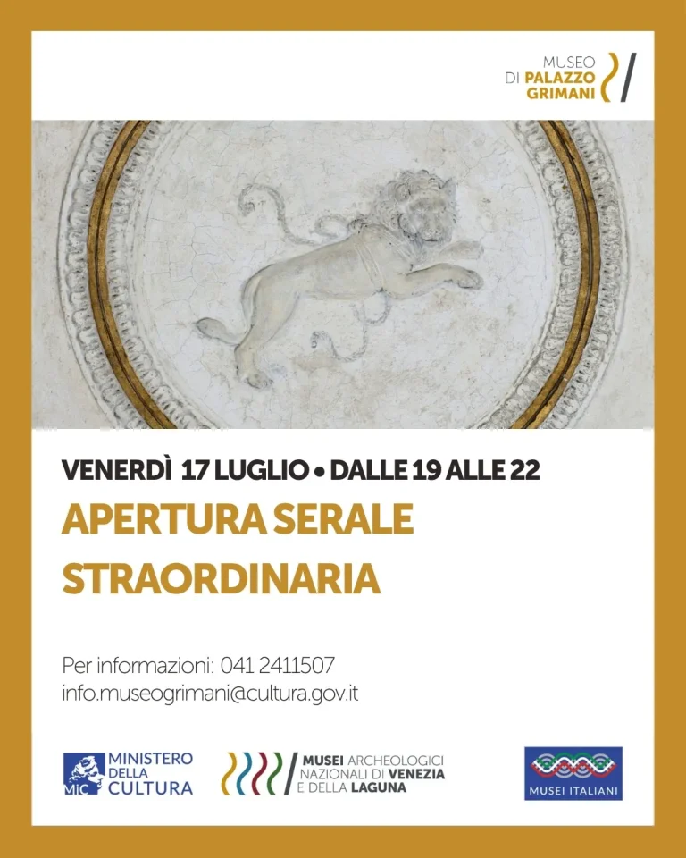 Grimani serale 17 luglio social