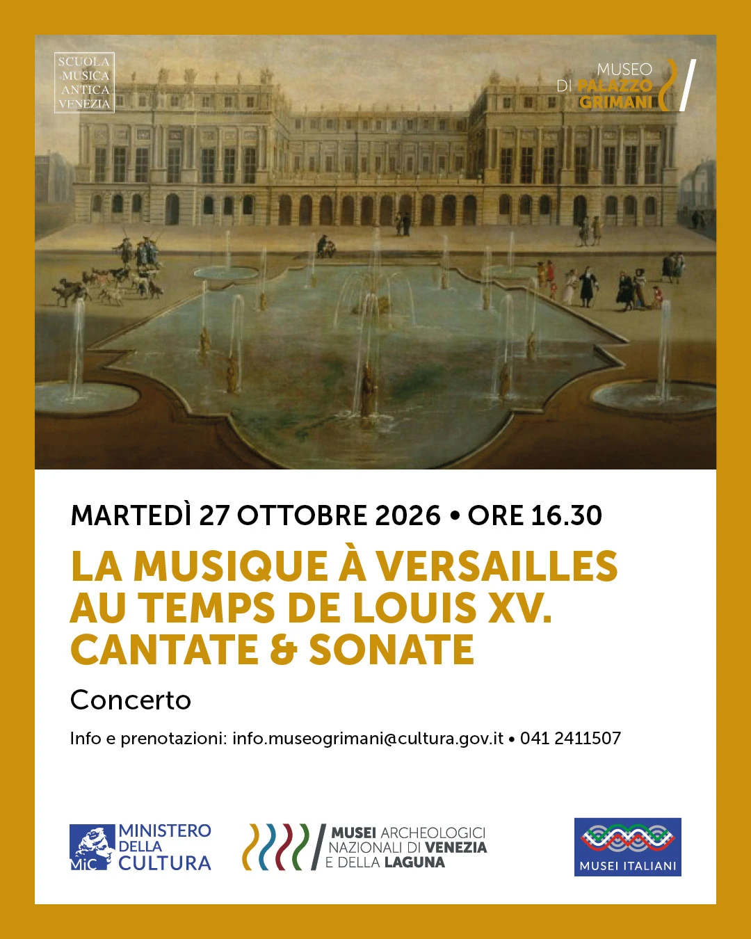 La musique à Versailles au temps de Louis XV | Concerto